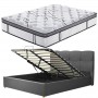 Pack canapé y colchón látex + muelles ensacados + viscoelástico